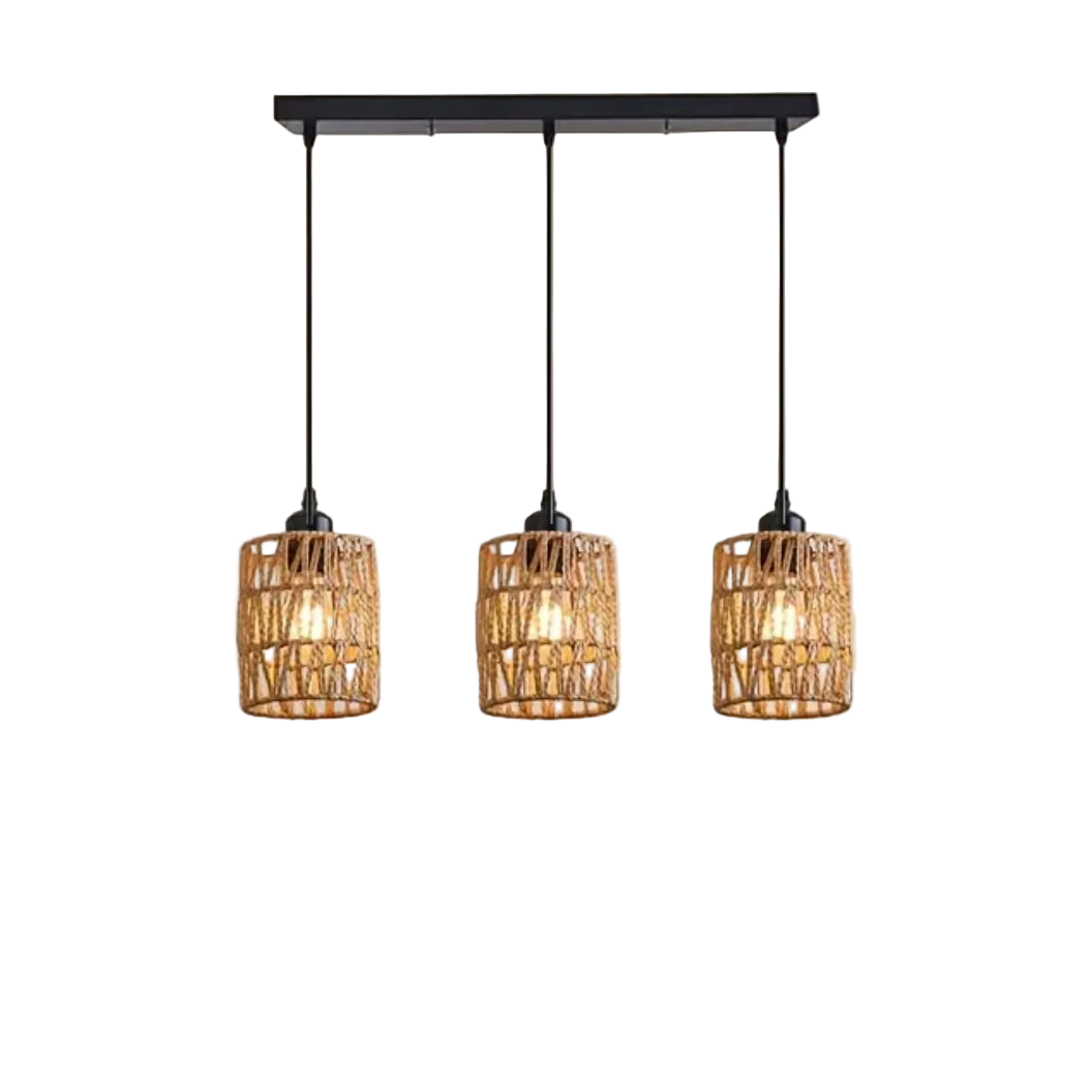 Zenora Bohemian Farmhouse Industrial Chic Pendant Light