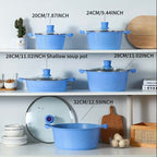 Zenora Multi-Piece Maifanstone Coating Soup Pot Set