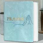 Faux Leather Daily Prayer & Gratitude Journal – Faith-Based Devotional Planner & Spiritual Reflection Notebook | Christian Prayer Book & Thoughtful Gift for Believers
