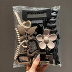 Zenora High-End Matte Texture Women’s Jacket Set with Shark Clips