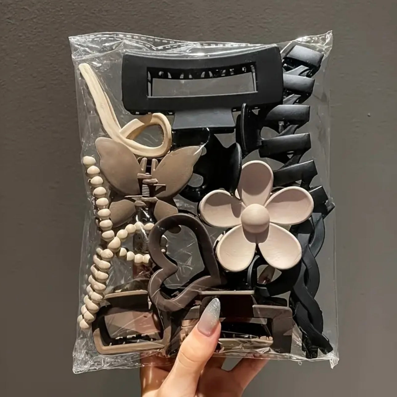 Zenora High-End Matte Texture Women’s Jacket Set with Shark Clips