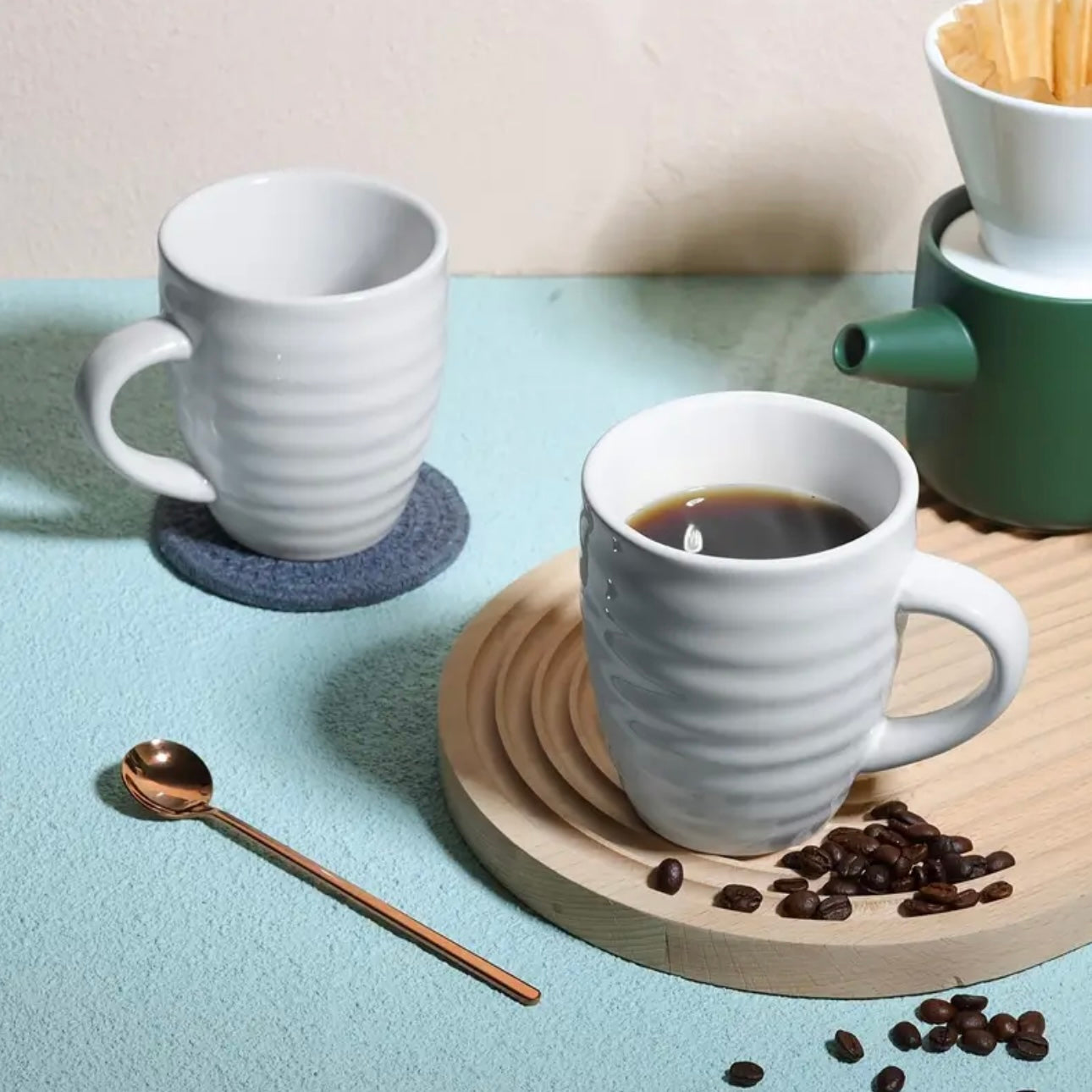 Zenora 6pcs Ceramic Coffee Mug Set