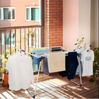 Zenora Freestanding Folding Metal Clothes Drying Rack