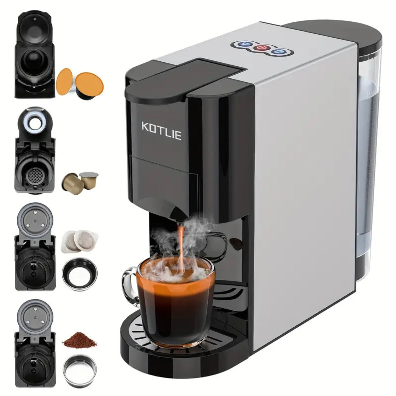 Zenora 4-in-1 Single Serve Capsule Coffee Maker