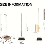 Zenora Broom & Dustpan Set with Long Handle