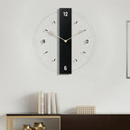 Zenora Glowtick Modern Minimalist Wall Cloc