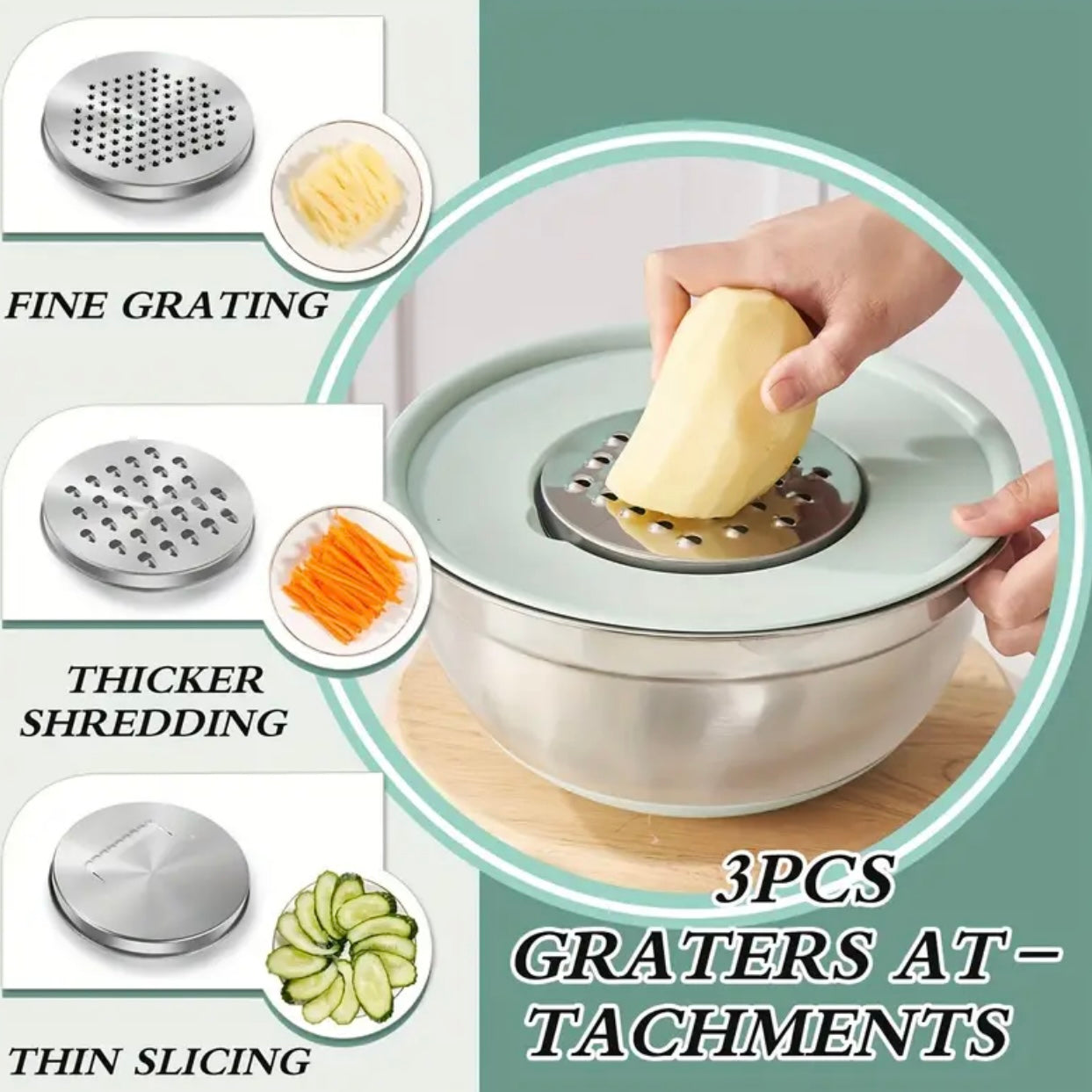 Zenora 29pcs Stainless Steel Mixing Bowl Set