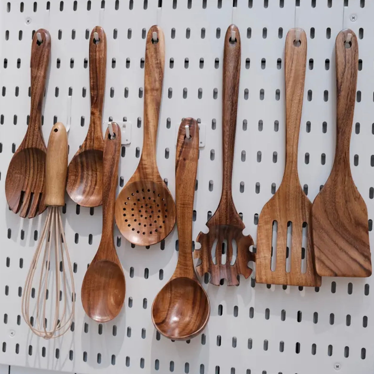 Zenora 9-Piece Wooden Cooking Utensil Set