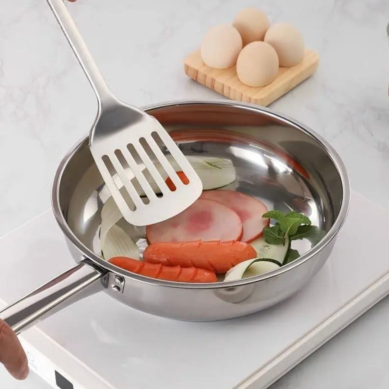 Zenora 15-Piece Stainless Steel Cookware Set with Instant Yeast