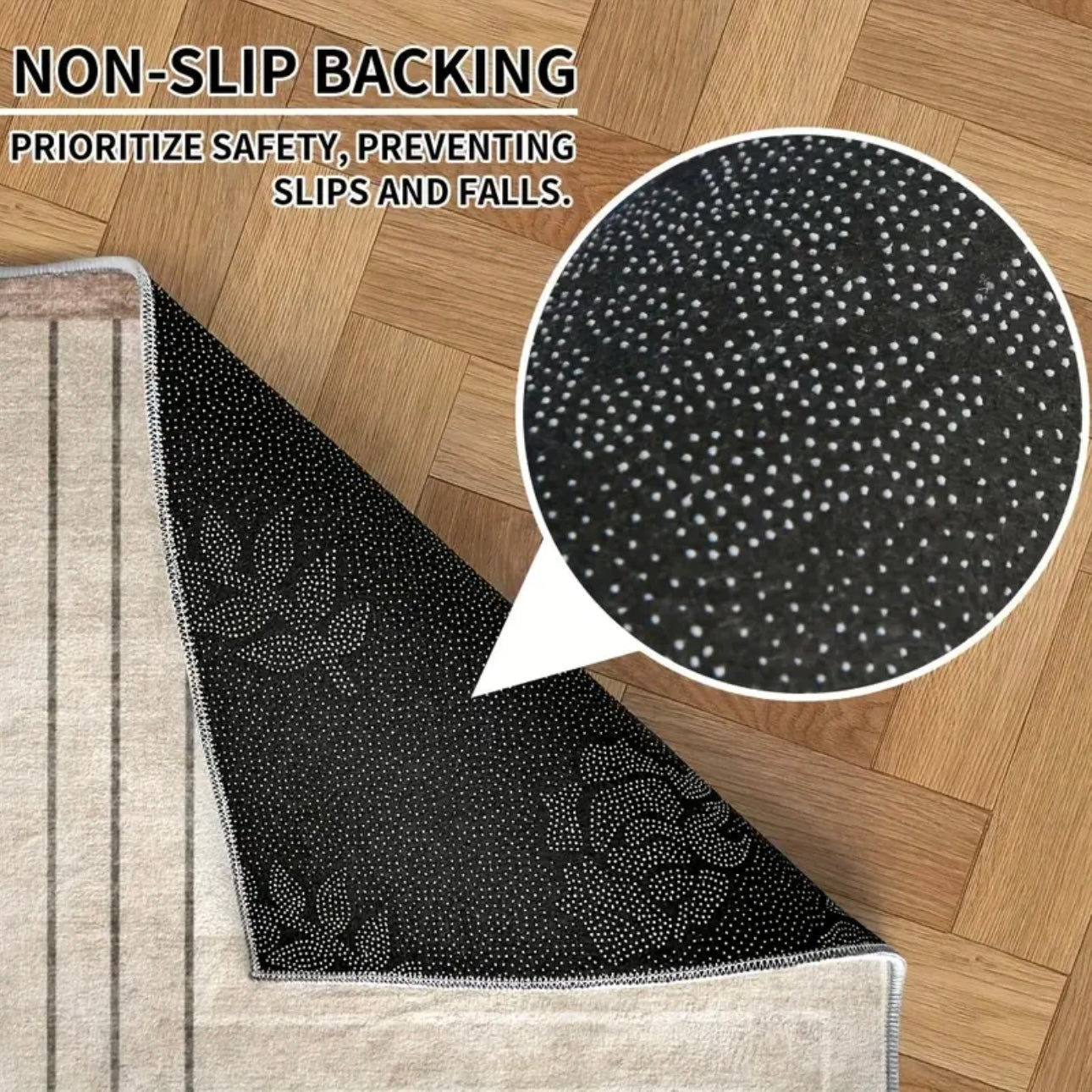 Zenora Seven Deer Velvet Area Mat