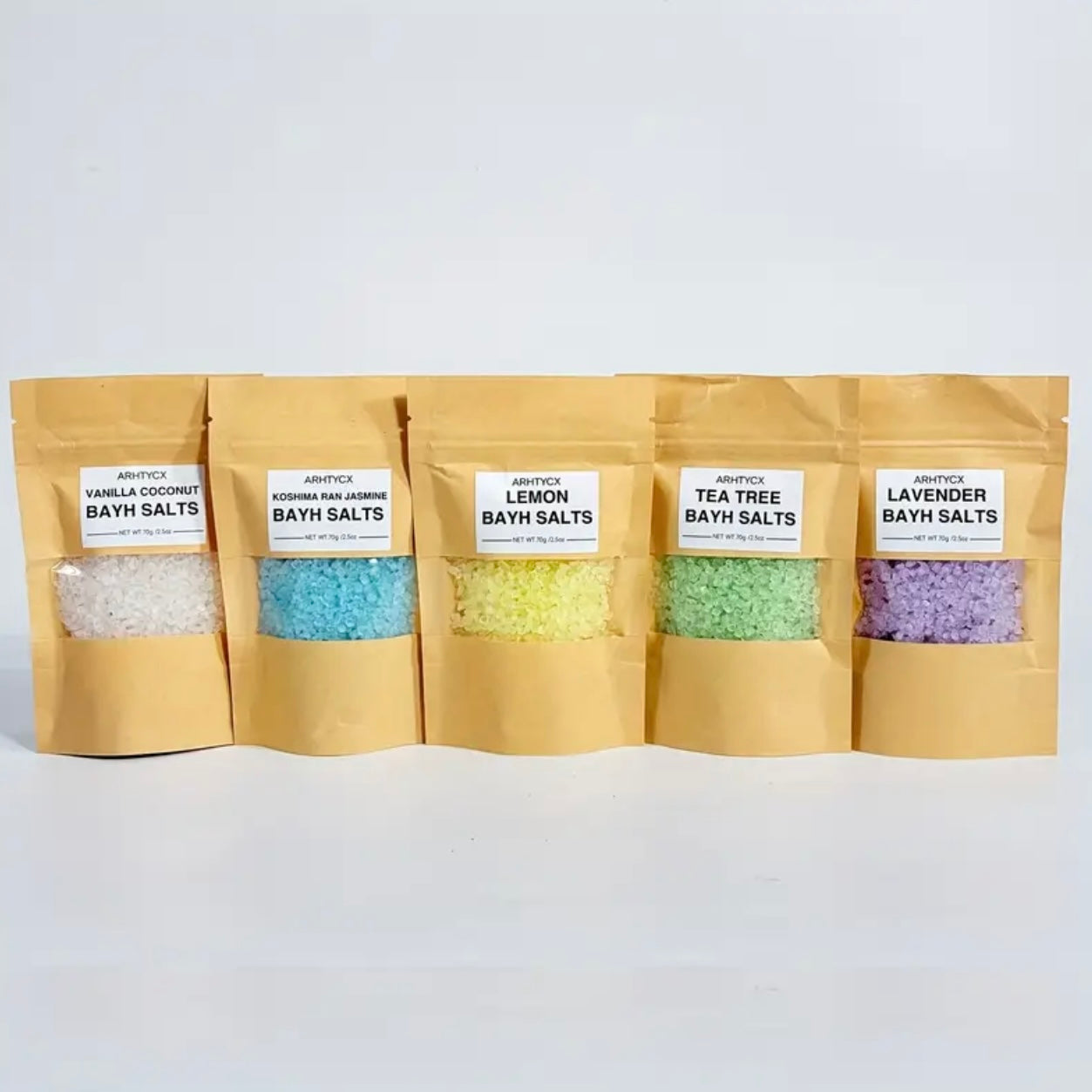 Zenora 5-Pack Spa Bath Salt Set