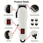 Zenora Men’s Rechargeable Electric Hair Clipper