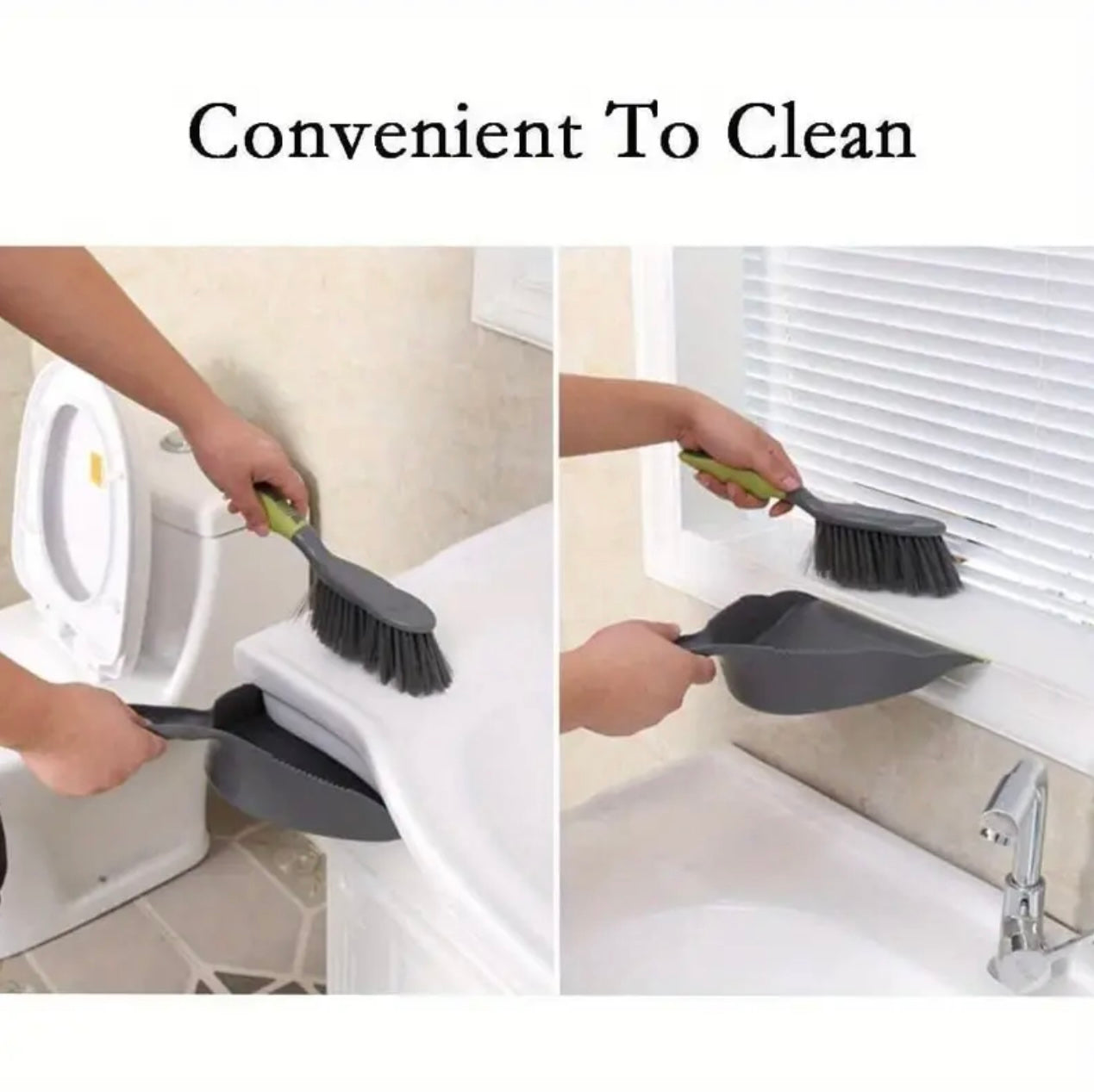 Zenora Dustpan & Broom 3-Set