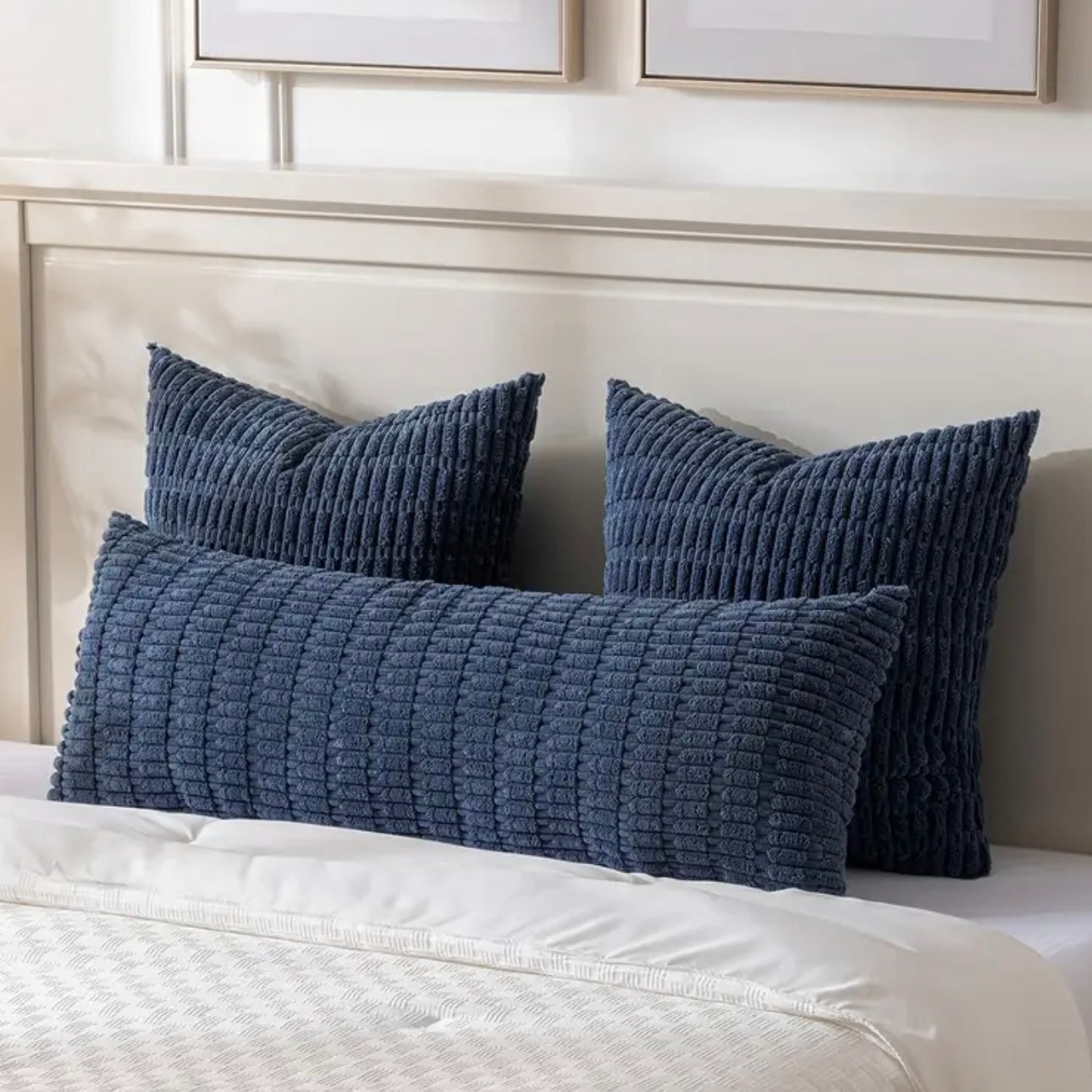 Zenora Bocwre 3pcs Corduroy Pillow Cover Set