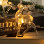 Zenora 3D Reindeer LED Christmas String Lights (Battery Operated)