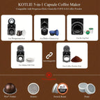 Zenora 4-in-1 Single Serve Capsule Coffee Maker