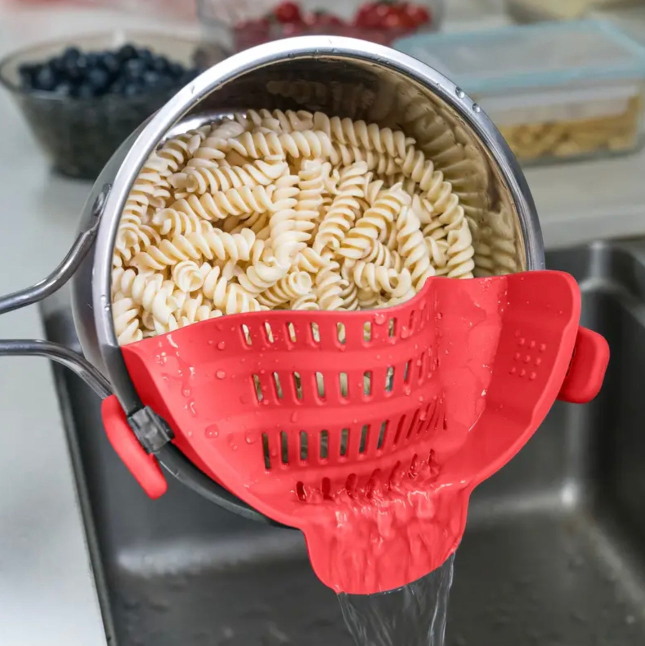 Zenora Clip-On Pots & Pan Strainer