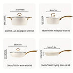 Zenora Light Luxury Ceramic Cookware Set (11pcs)