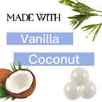 Zenora 3-Pack Vanilla & Coconut Bath Bomb Set