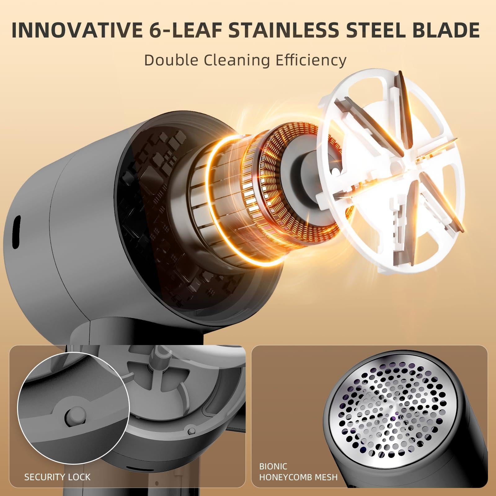 Zenora Glide Rechargeable Lint Remover