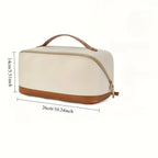 Zenora Easy-to-Carry Travel Makeup Bag with Handle & Divider