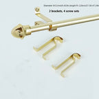 Zenora Adjustable Metal Curtain Rod with Perforated Track