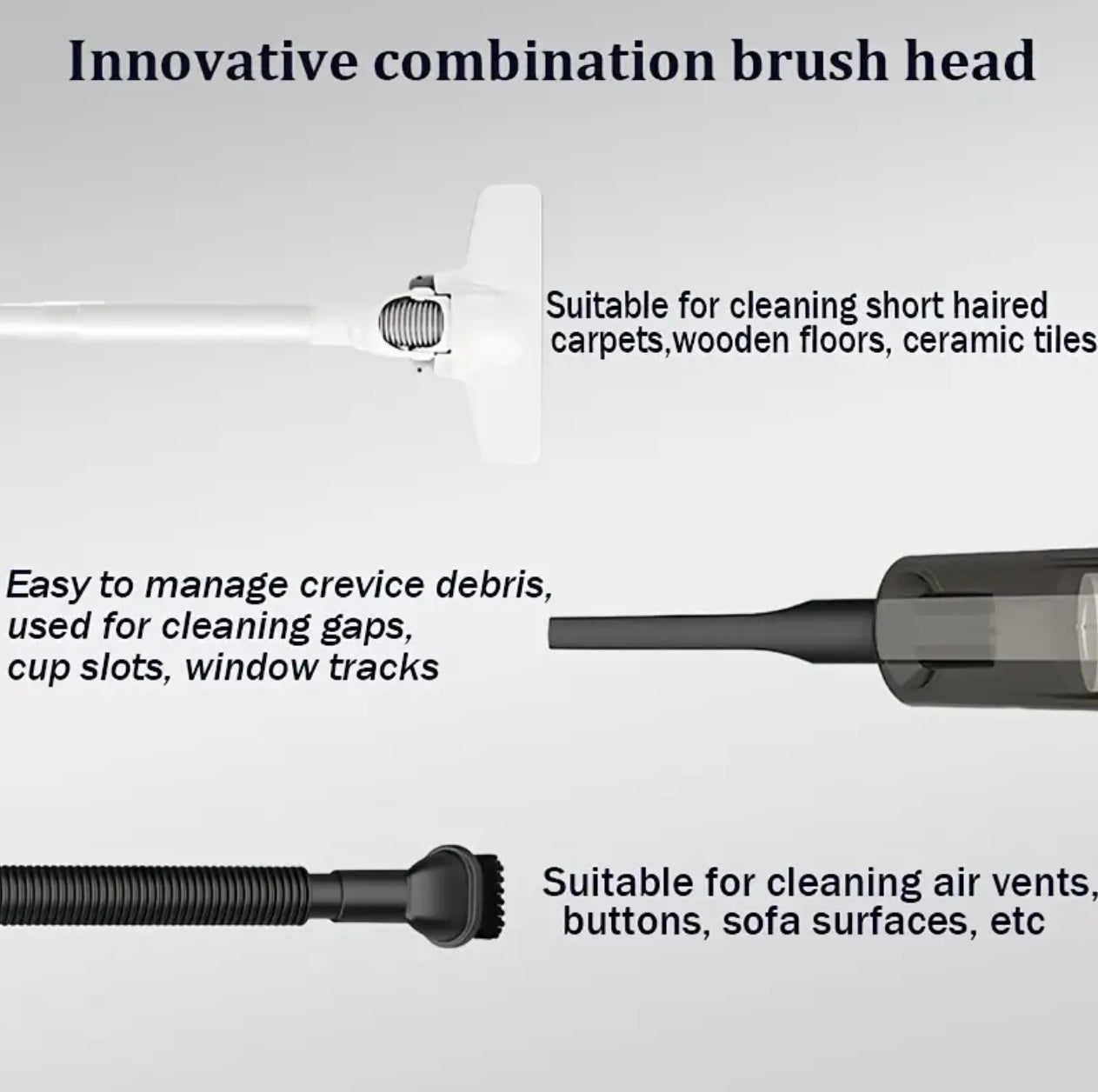 Zenora 3-in-1 Cordless Vacuum Cleaner