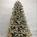 Zenora Pre-Lit Snow Flocked Christmas Tree