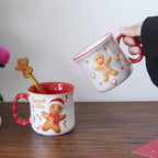 Zenora Christmas Gingerbread Man Ceramic Mug