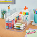 Zenora 4pcs Clear Drawer Organizer Bins