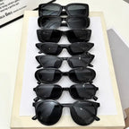 6pcs Women’s Geometric Vintage Fashion Glasses Set