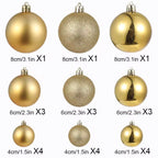 Zenora 24pcs Christmas Ball Hanging Ornaments