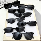 6pcs Women’s Geometric Vintage Fashion Glasses Set