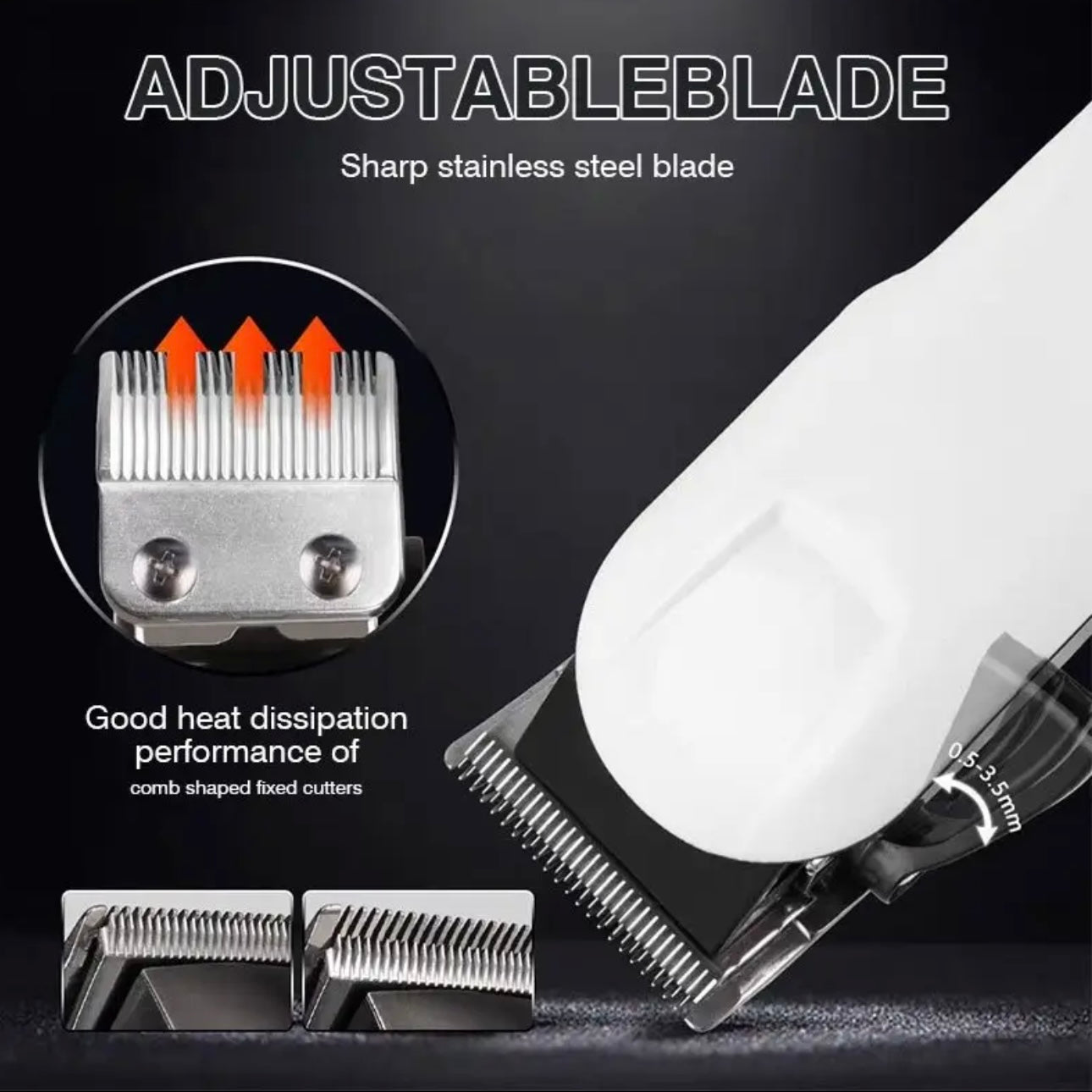 Zenora Men’s Rechargeable Electric Hair Clipper