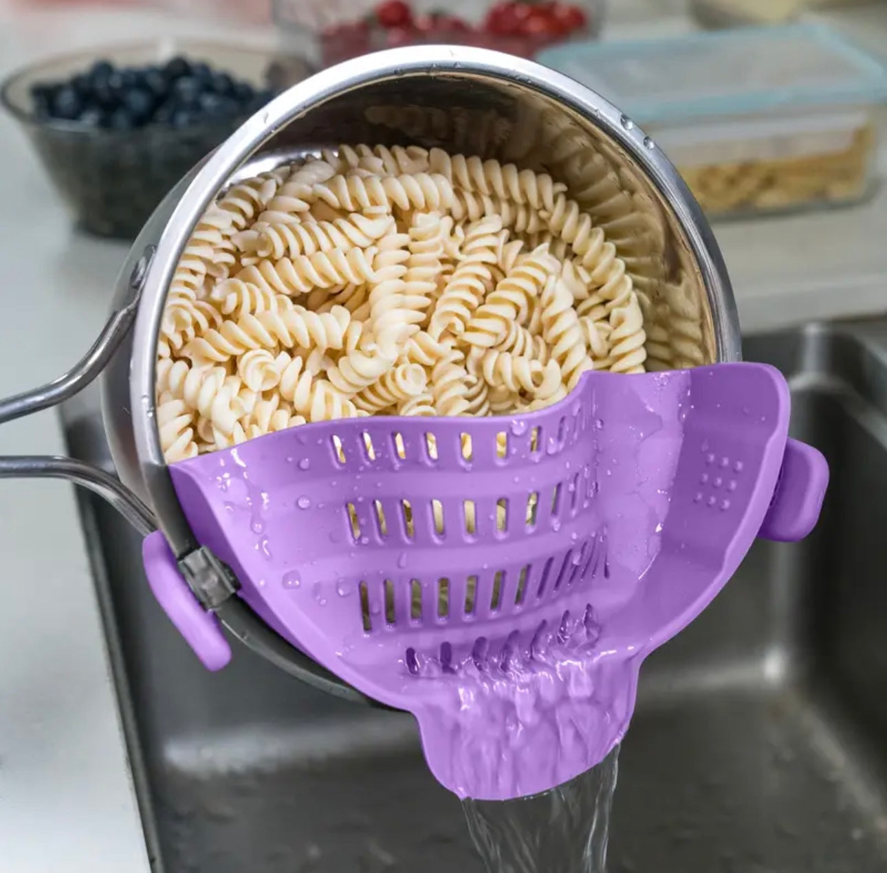 Zenora Clip-On Pots & Pan Strainer