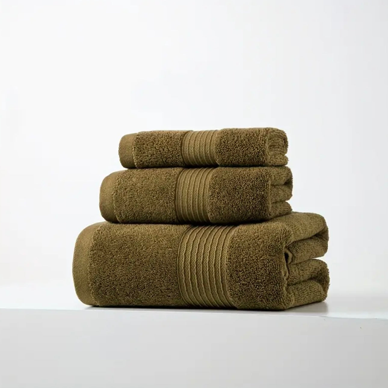 Zenora 3pcs 100% Cotton Luxury Towel Set