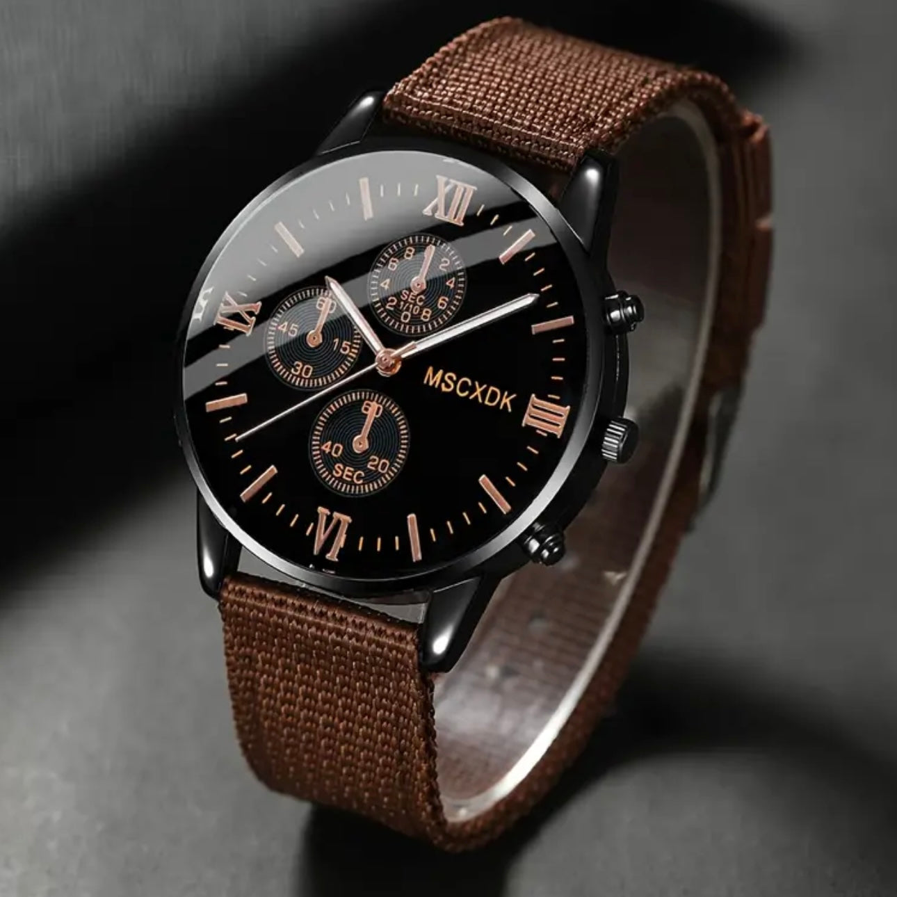 MSCXDK 10pcs Men’s Luxury Fashion Quartz Watch Set