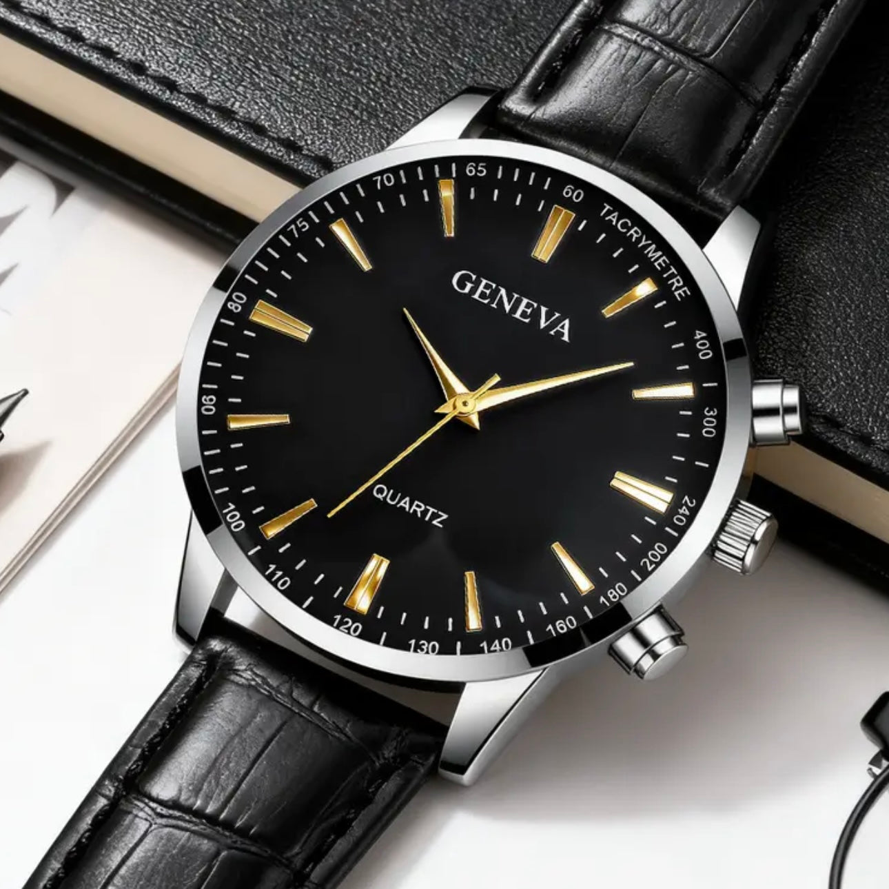 3pcs Men’s Quartz Watch Set