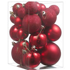 Zenora 24pcs Christmas Ball Hanging Ornaments