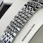 Pablo Raez Luxurious Men’s Silver Stainless Steel Quartz Watch