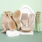 Zenora 9pcs Wheat Straw Hair & Scalp Care Set