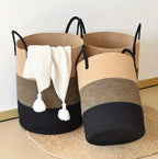 Zenora Extra-Large Scandinavian Collapsible Storage Basket