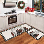 Zenora Cozy Plaid Christmas Tree Floor Mat