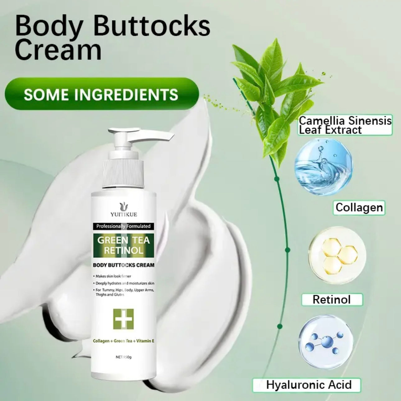 YUITIKUE Firming & Moisturizing Body Hip Cream