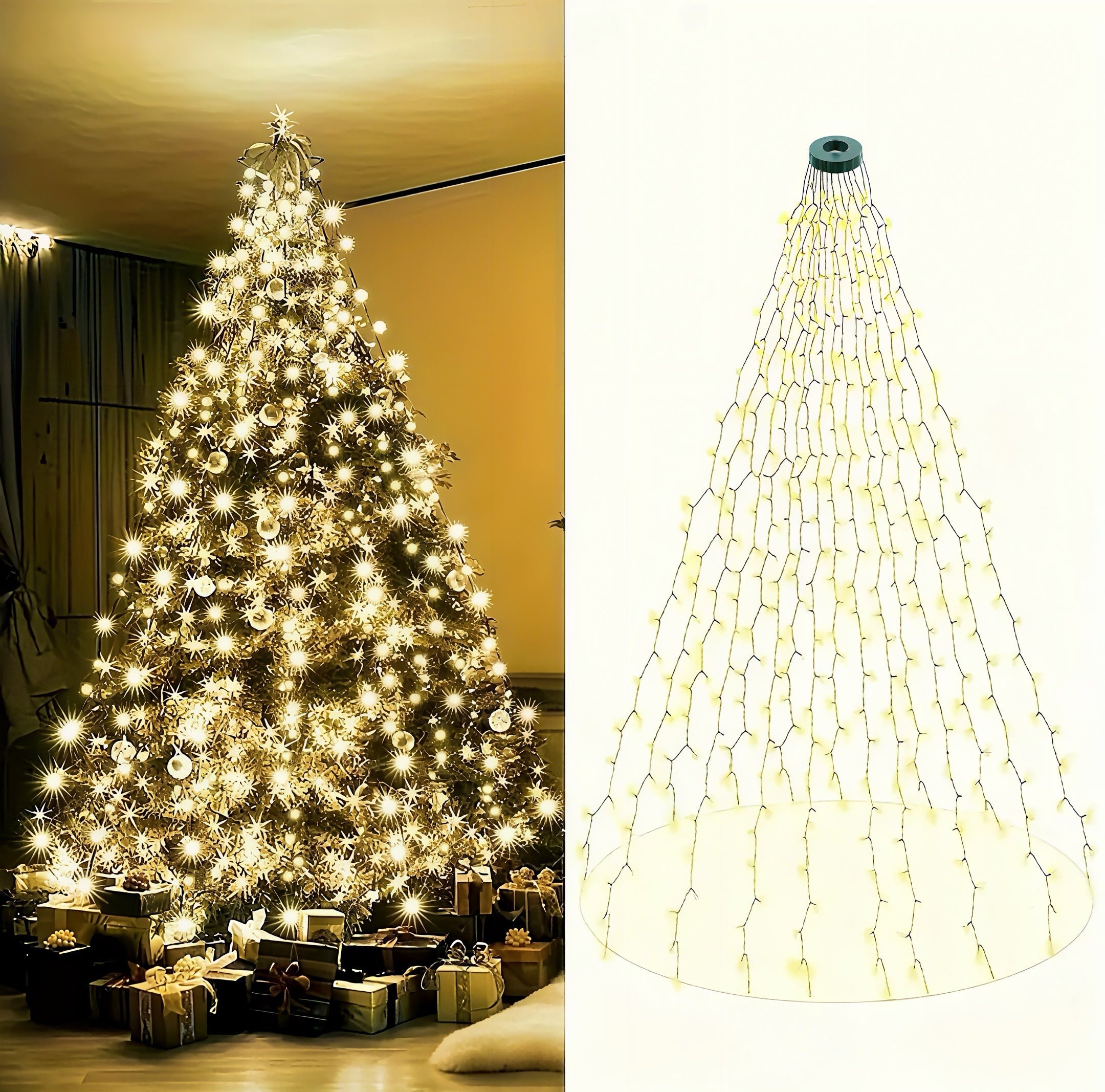Zenora Christmas Tree Lights – 8 Lighting Modes