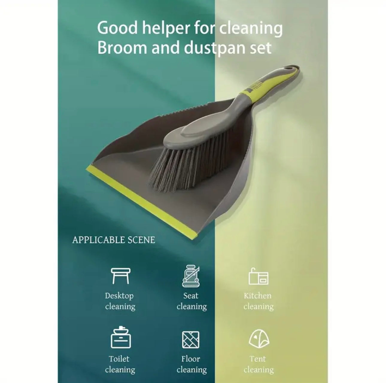 Zenora Dustpan & Broom 3-Set