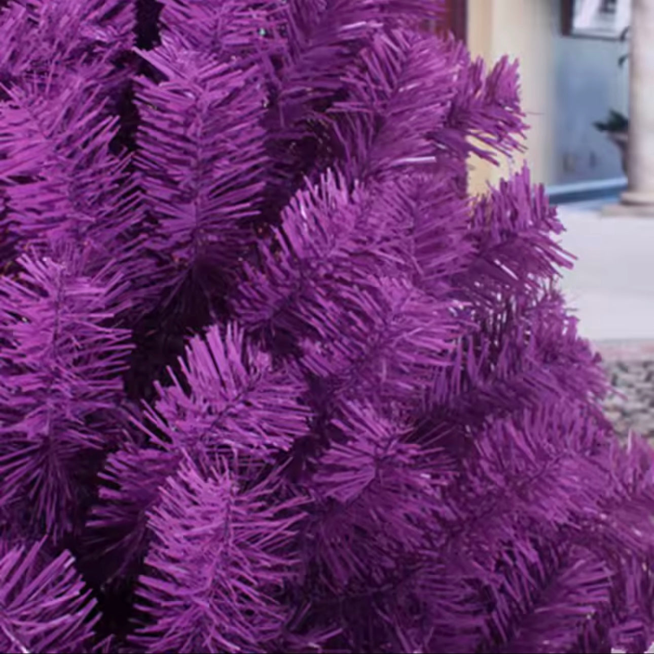 Zenora Purple Christmas Tree Holiday Decoration