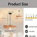 Zenora Rustic Vintage Woven Chandelier