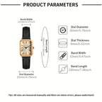 LUCKYFOX ÉPOQUE Vintage Square Women’s Quartz Watch