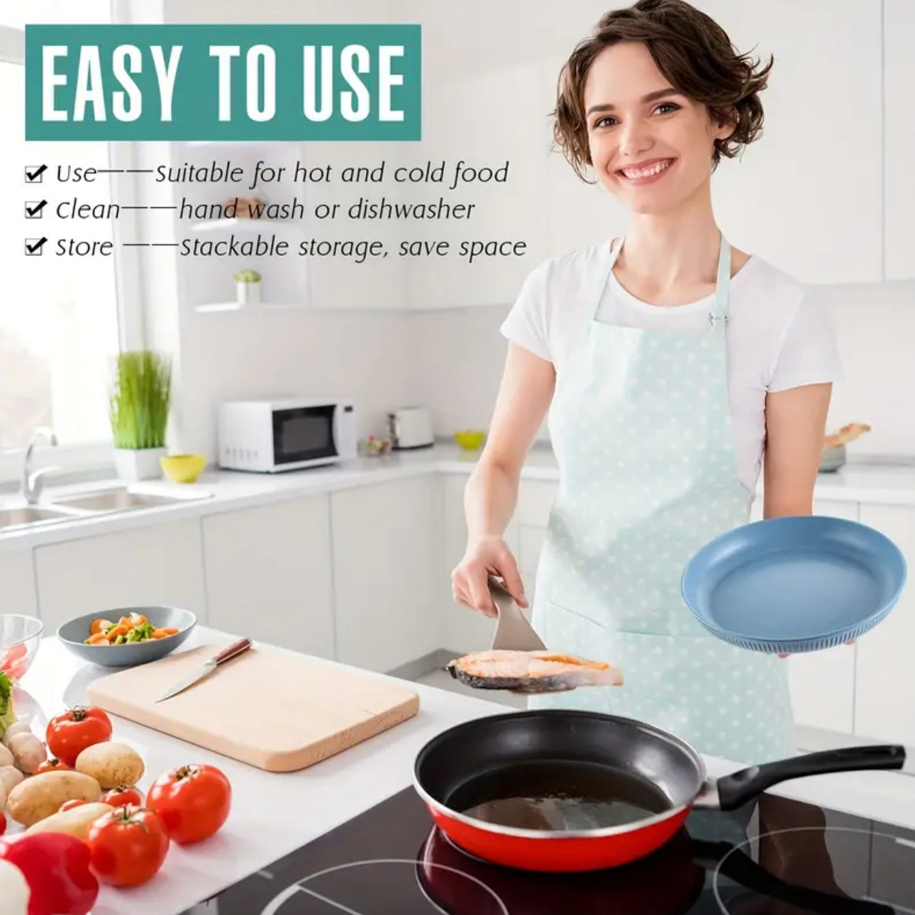 Zenora 18-Piece Durable Reusable Tableware Set